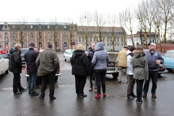 Embarcadère habituel, face à la mairie d'Halluin