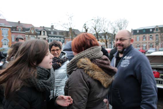 On se retrouve, on s'fait la bise... On est sur les starting blocks !